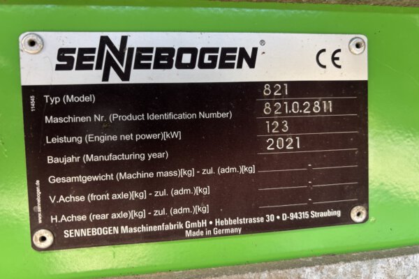 Serial number plate