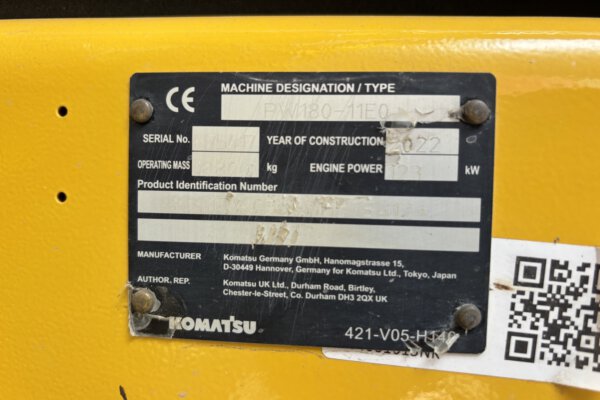 Serial number plate