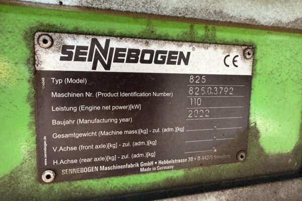 Serial number plate