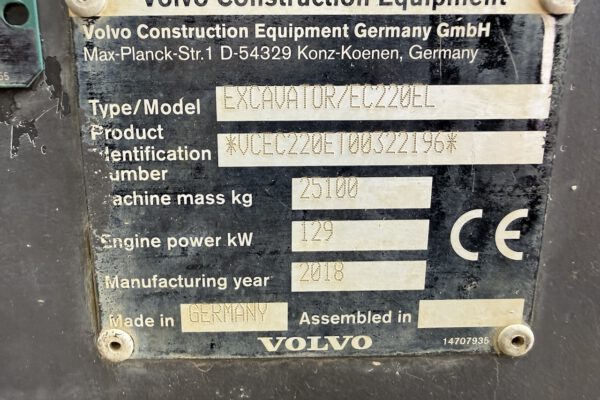 Serial number plate