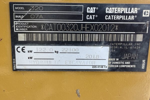 Serial number plate